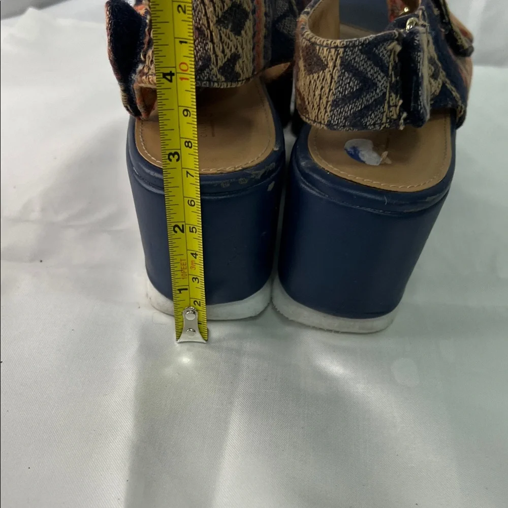 Call It Spring Multicolor Platform Sandals - Picture 7 of 10